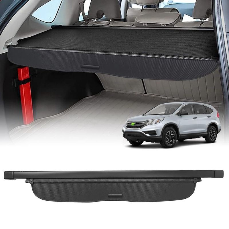 Cargo Cover for 20122016 Honda CRV Trunk Cover Retractable Trunk Shielding Shade Cargo for 20122016 CRV Accessories Luggage Cove
