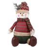 Christmas Snowman Doll Decor for Home with 1Pcs Decorative Snowman Ornament