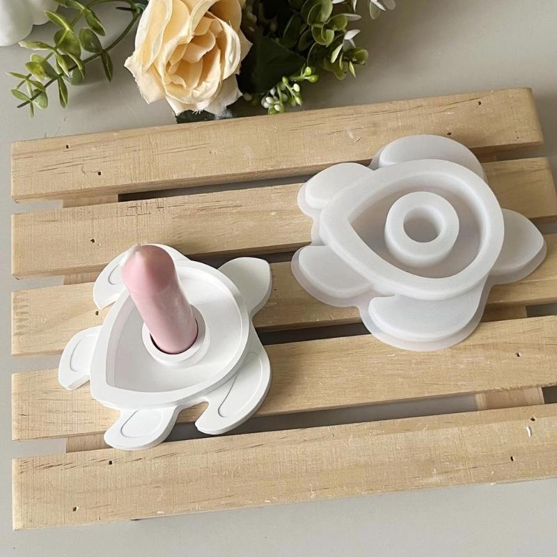 3Pcs Reusable Silicone Candle Making Mould Craft for Home Decoration Shell Fish Turtles Shape Sturdy Materials
