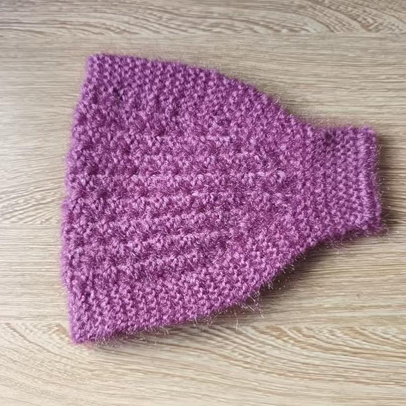 

Женская вязаная повязка на голову: Теплые флисовые шерстяные наушники на осень/зиму, мягкий белый аксессуар для волос маджента