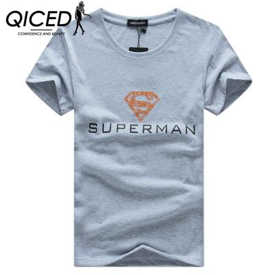 Sommer Kurzarm T-Shirt Herren O-Ausschnitt Trend Bottom Shirt
