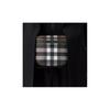 Burberry Borsa a tracolla pettorale in tela ecologica a quadri scuri da uomo Marrone Noce Scuro 80365591