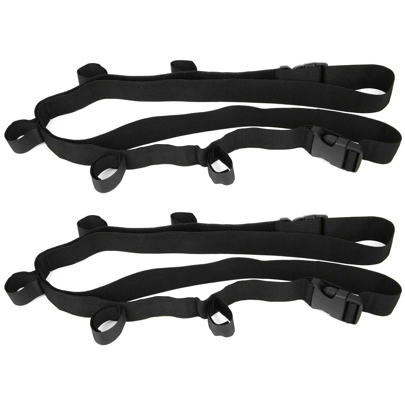 2Pcs Vehicle Fishing Rod Holding Belt Adjustable Fishing Pole Strap Portable Rod Organizer