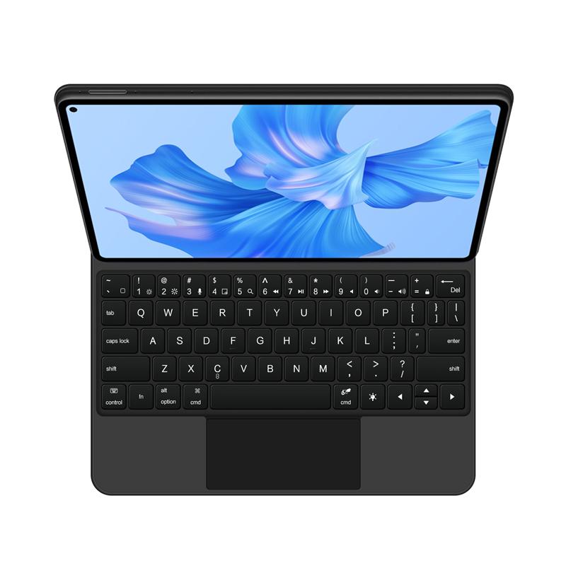 

For Huawei MatePad Pro 11 (2022) Magnetic Floating Bluetooth-compatible Keyboard+Leather Tablet Case A