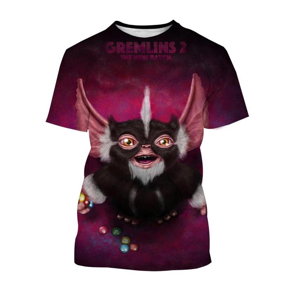 Herren- und Damen-T-Shirts mit 3D-Druck von Little Ghost, Shirts mit Puppenmonster-Druck, Weihnachts-Horrorfilme, neue Mode, erschwinglicher Preis