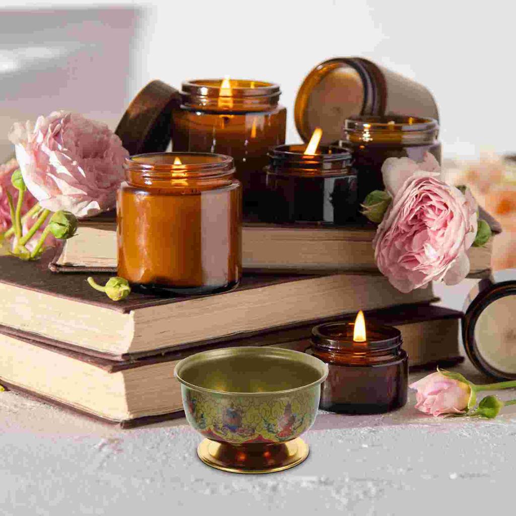 Bol cu Apă Templu Cupă Sfântă Aliaj Masă Budism Meditație Suport pentru Ofrendă