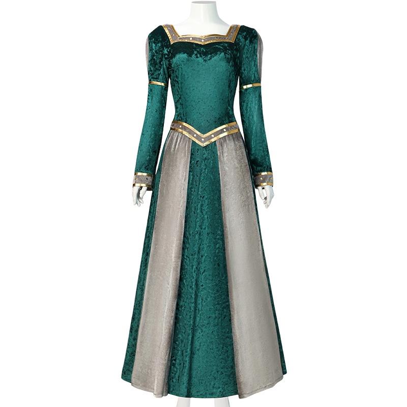 Shrek Princess Fiona Cosplay Costume For Adults Monster Themed Dress-up For Comic Con And Parties Characters)