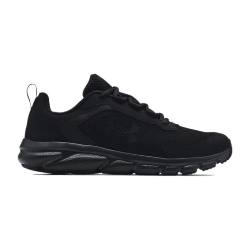 Under Armour Assert 9 Low Top Casual Running Shoes Big Kids Solid Black 3024633-002