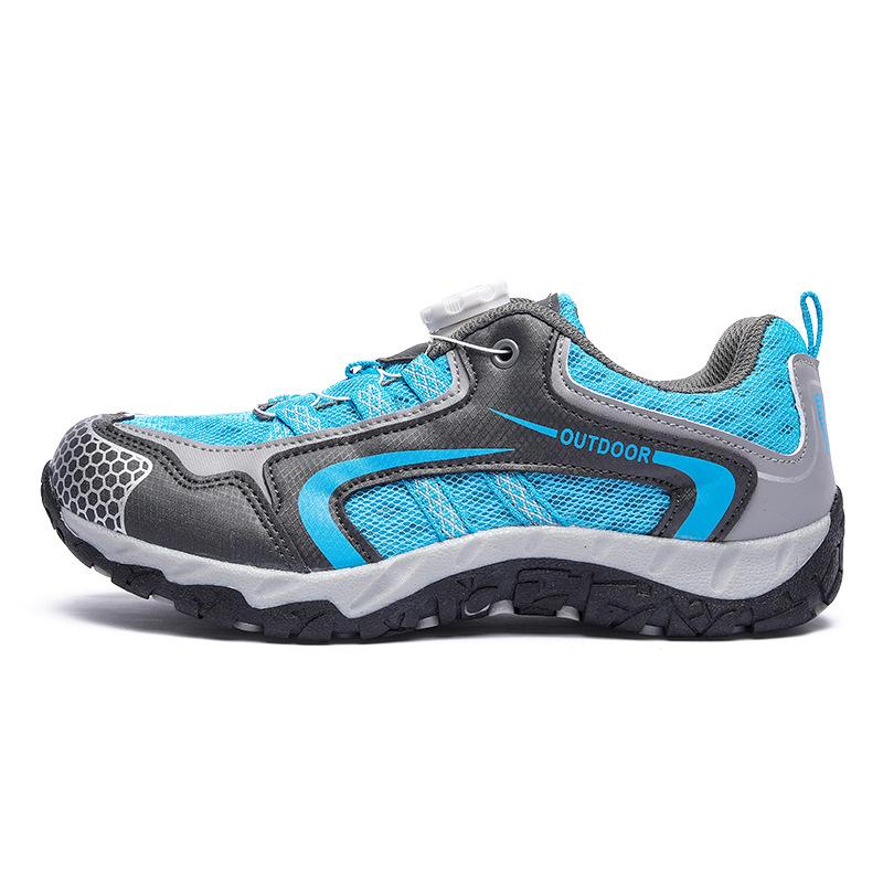 Women's Hiking Shoes Breathable Knob Lacing Hiking Sneakers Outdoor Walking Shoes