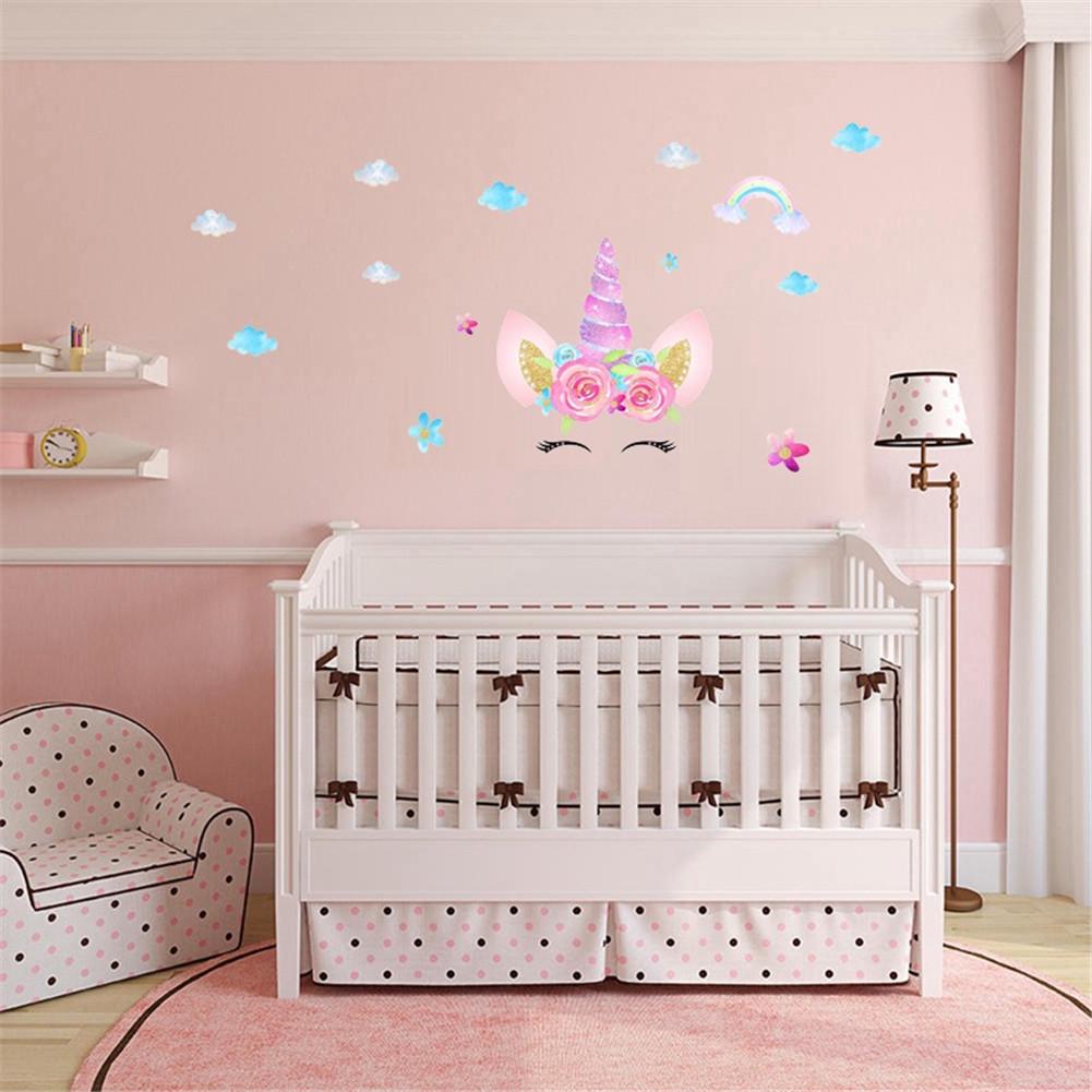 Colorful Cartoon Animal Pattern Wall Stickers Reflective Vinyl DIY ...