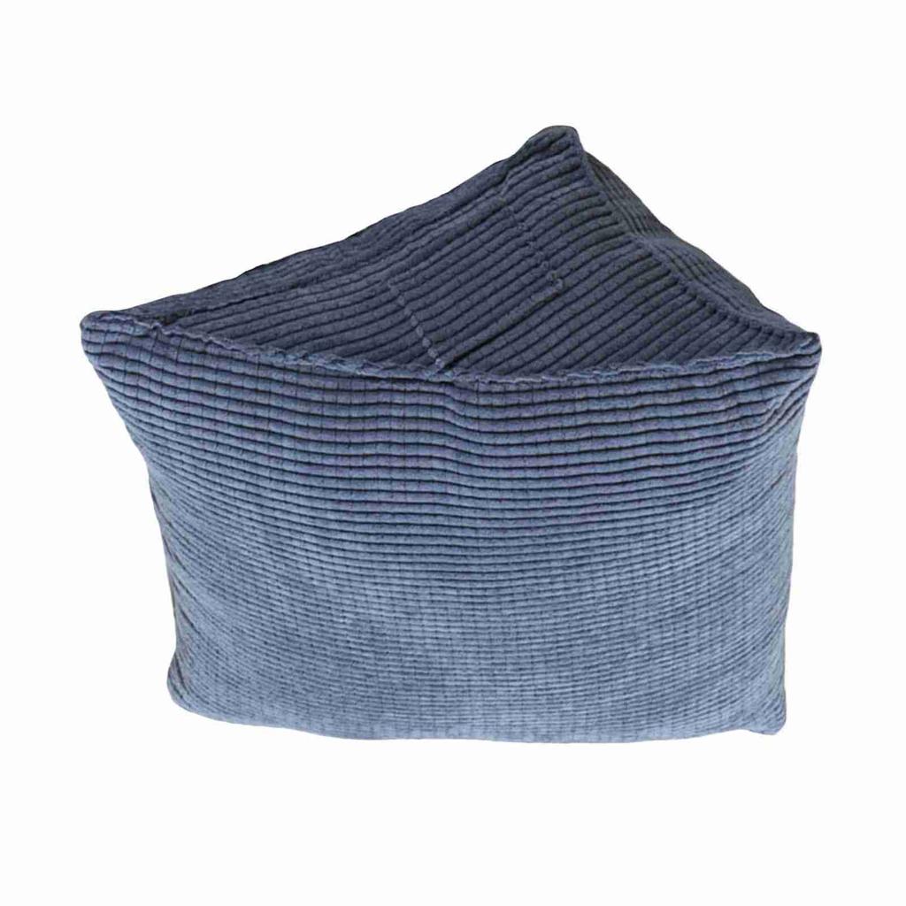 Dreieckiges Lesekissen mit Reißverschlusstasche, dreieckiges Keilkissen, kleines Rückenstützkissen