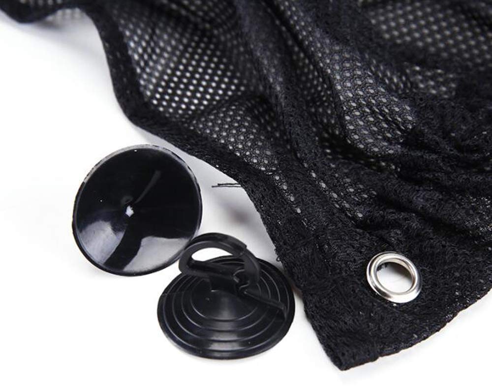 HJ Car Curtain, Sun Shade Curtain, Car Window, Car Shade, UV Protection, Suction Cup,