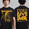 Ir Maiden Eddie's Dive Bar Nabitý Trooper 2026 Běž o život Světové turné Merch Oboustranné Unisex Tričko