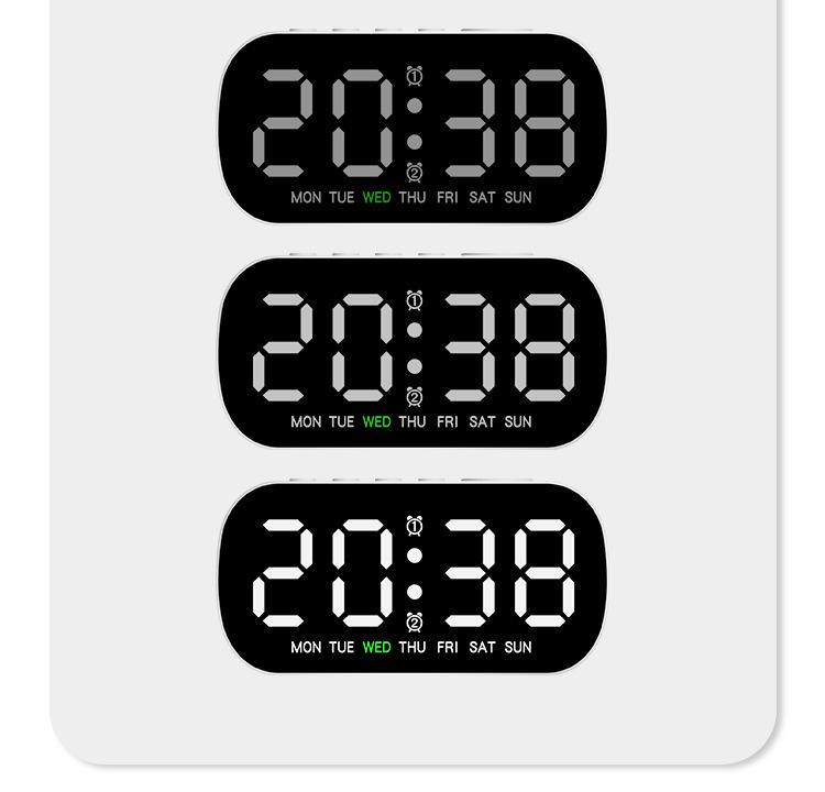 LED Digital Clock: Multi-function Alarm with Date & Dual Alarms - Model 5507