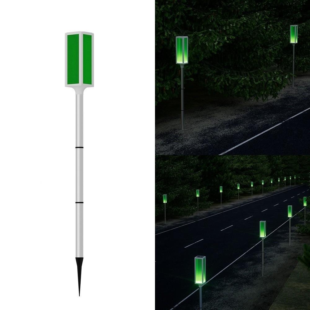 Warning Light Traffic Roadside Lights Led Flashing Signals Solar Lamps  Outdoor