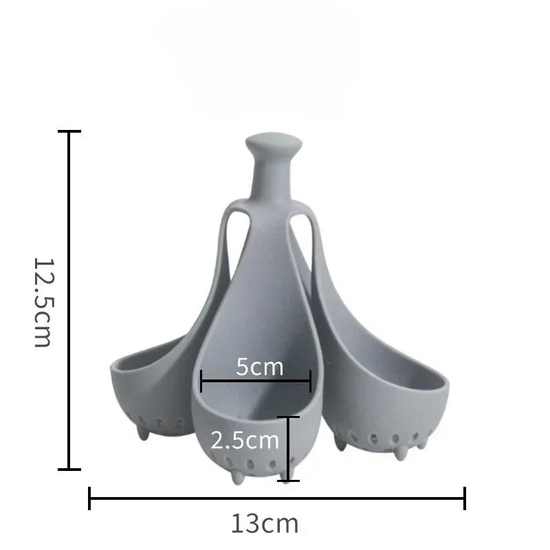 4/6 Egg Holder, High-Temperature Resistant Silicone Egg Cooker for Home Kitchen - Ideal for Steaming Eggs for Family Breakfast