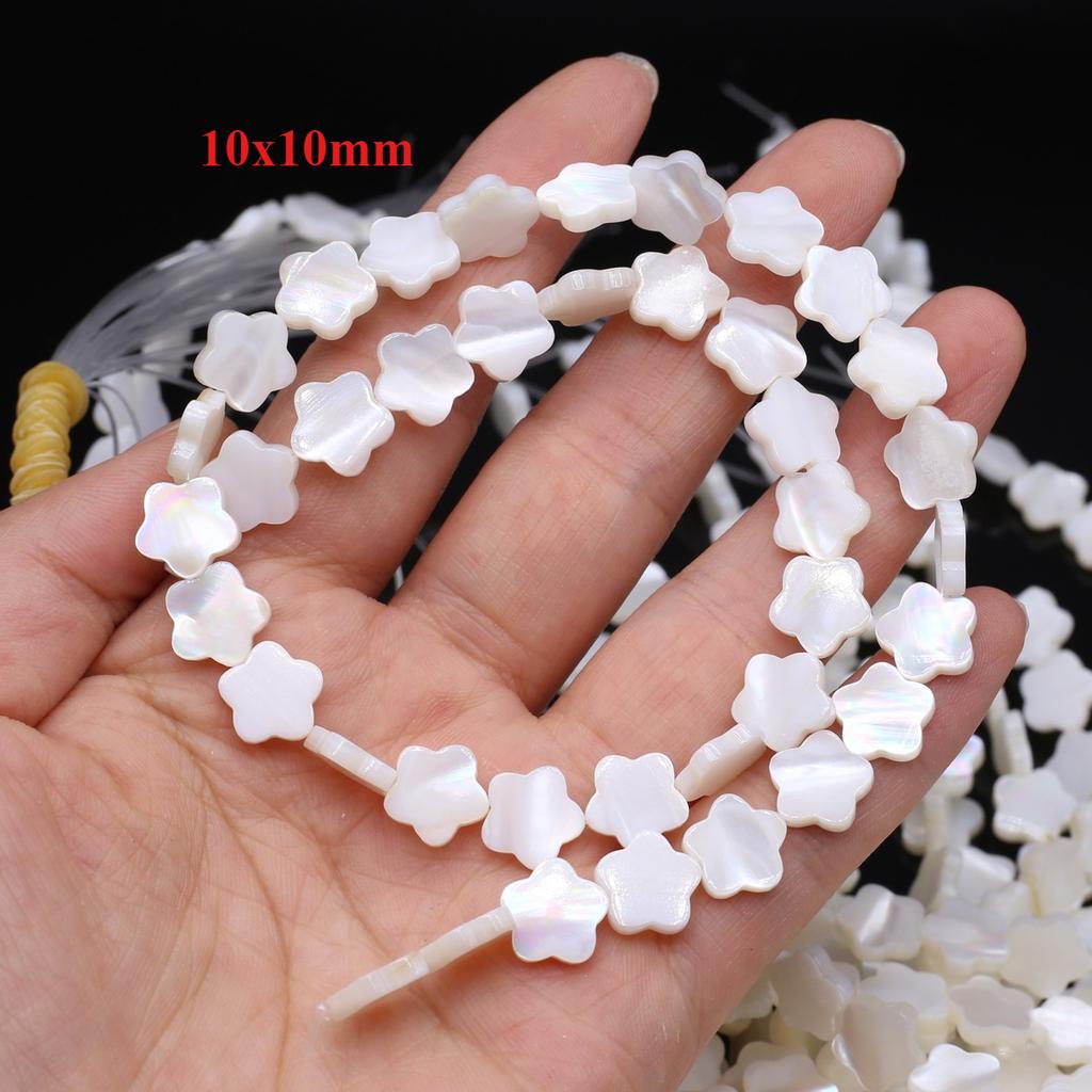 Bead Assortments Shell Beads White Shell Irregular Isolation Beads For Jewelry Making DIY Pendants Necklace Earrings Bracelet Accessory