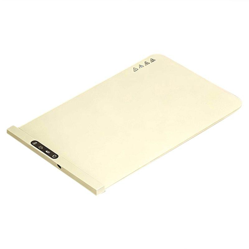 ABBP-Electric Food Warmer Plate 10S Fast Heating Food Warmer Mat Foldable Dining Table Tray Food Heat Plate US Plug