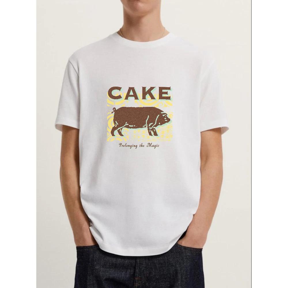 Unisex Cotton TShirt Featuring Cake Band Prolonging The Magic Album Artwork S