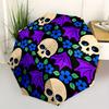 1pc Skull Flowers Automatic Open/Close Umbrella - Compact Travel Umbrella, 8-Rib Heavy-Duty Construction, Ideal Gift, Outdoor Accessory, Sty