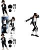 Mj Michael Jackson Cosplay Costume For Kids With Print For Stage Dance Performance