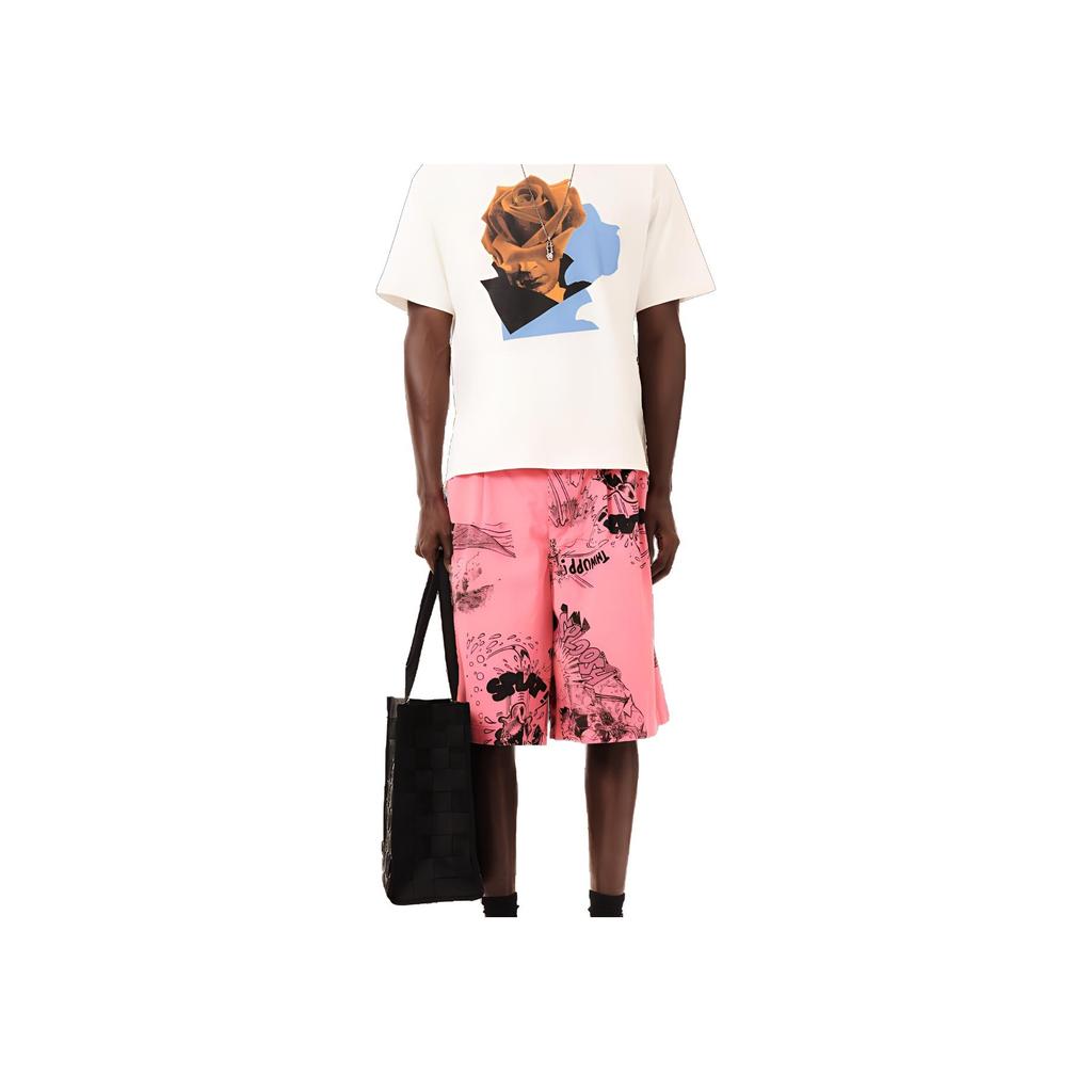 Nova Bolsa Tote Jacquard Supreme, Bolsa de Compras, Bolsa de Mão Regular Unissex Preta SUP-SS24-531