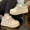 2026 new spring autumn women's casual shoes Height increase non slip platforms sneakers comfortable cross tied vulcanized shoes