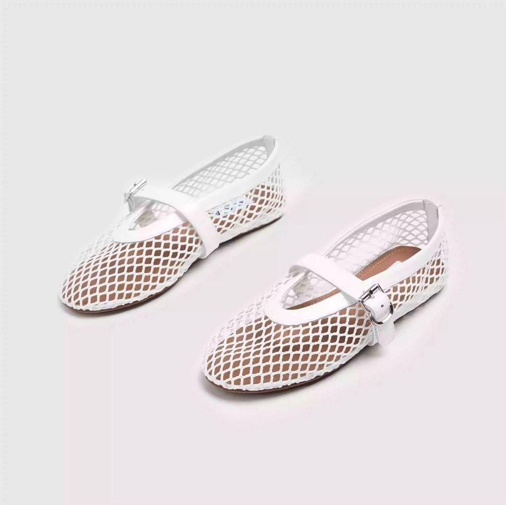 Women's Summer Mesh Breathable Round Toe Ballet Flats