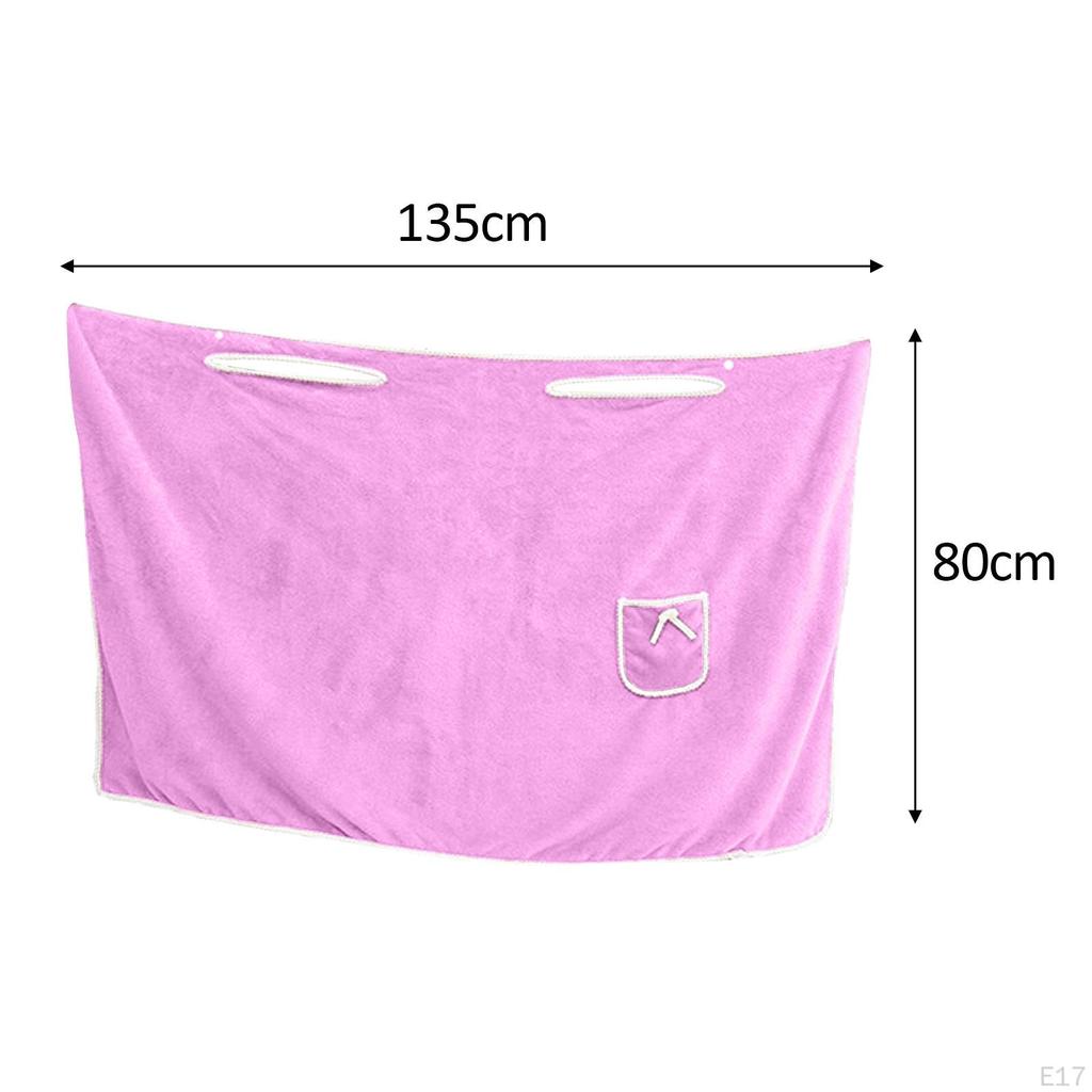 Ręcznik kąpielowy dla kobiet, Wrap prysznicowy, 135 X 80 cm, Szybkoschnący szlafrok na siłownię