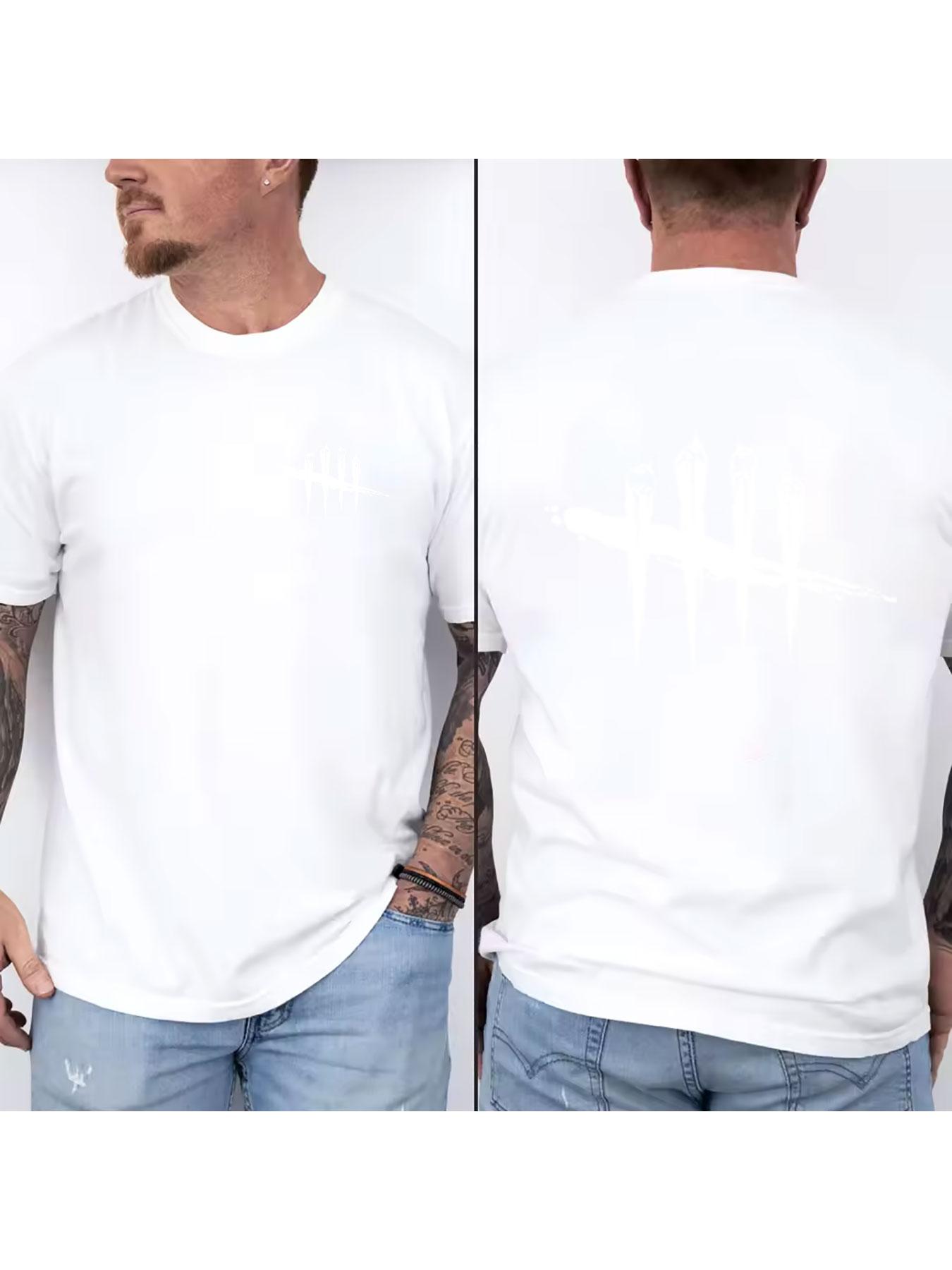 Mens 100 Cotton Crew Neck TShirt Soft Breathable Casual Short Sleeve Tee Classic Solid Color Daily Wear Top Comfortable S