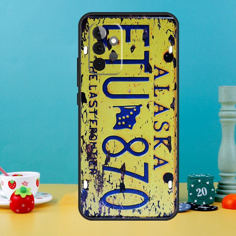 

Retro Vintage License Case For Samsung Galaxy A05 A36 A56 A26 A16 A53 A33 A13 A12 A32 A52 A55 A35 A15 A54 A34 A14 Samsung A14