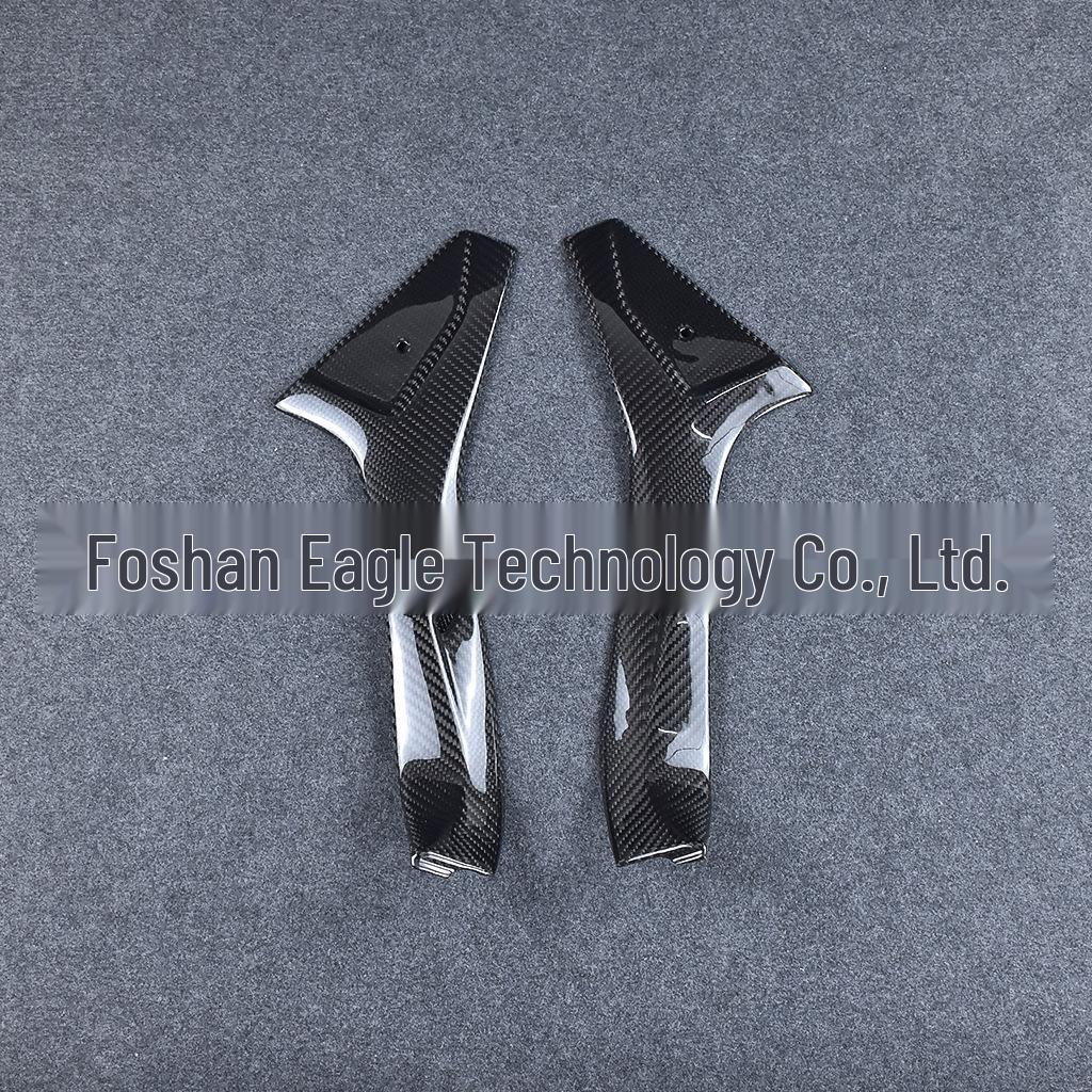 Carbon Fiber Frame Cover for Honda CBR650R (2019+): Modified 3K Dry Carbon Motorcycle Accessory