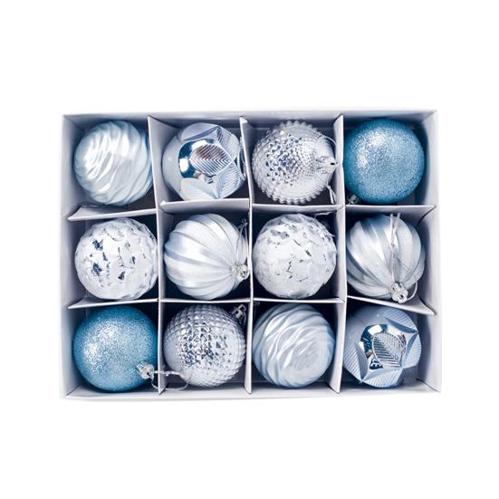 Christmas Hanging Balls Durable Exquisite Lightweight Xmas Baubles Ornaments Christmas Tree Party Home Hanging Decoration Christmas Decor Balls