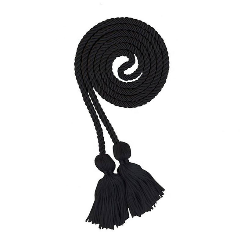652F Celebratory Gold Graduation Cord With Tassels, 67Inch Graduation Cord