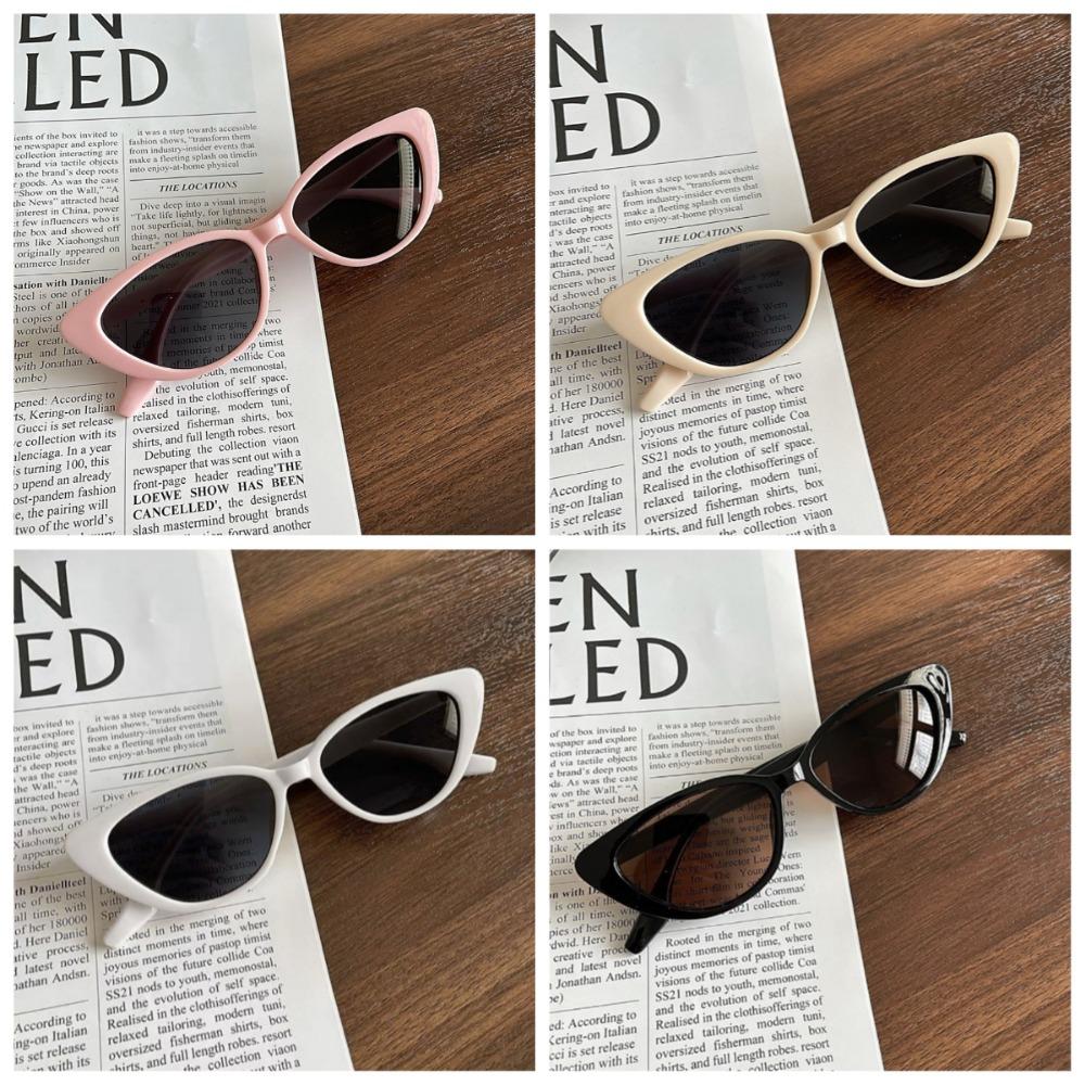 4PCS Sunglasses for Women Eyeglasses Fashion Eyewear with Retro Style Hip-hop Small Cat Eye Sunglasses