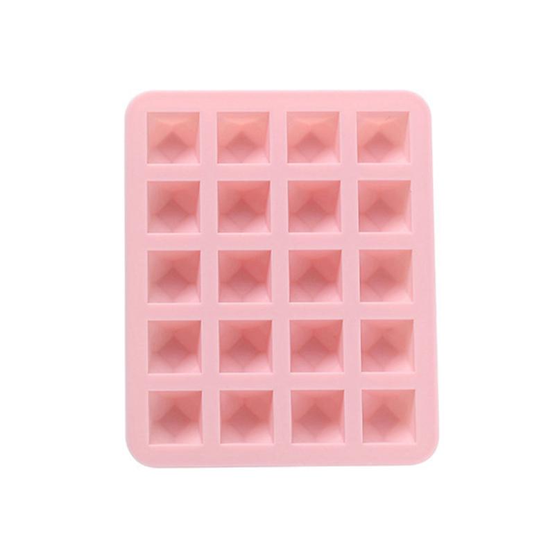 20 Siatka silikonowa w kształcie rombu siatka na lód worek na lód kwadratowa kostka lodu forma na kostki lodu pojemnik na lód forma na lód