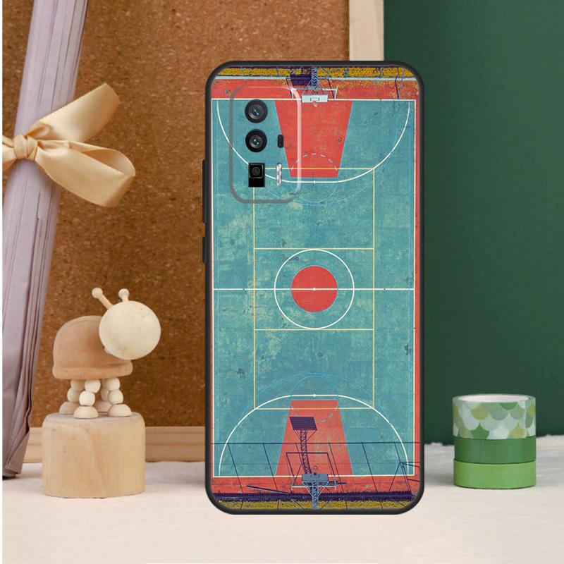 Basketball Court Case For Xiaomi 17 Pro Max 13T 14T 15T 14 15 Ultra POCO F8 Ultra F7 F5 F6 X5 X6 X7 Pro Cover