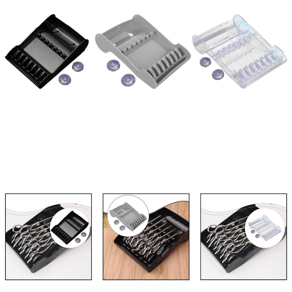Salon Hair Scissors Holder Storage Box for Barbers Free Installation Accessory Secure Placement 14x20.5cm Stylist Tool Organizer
