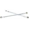 1 Pair 295mm 8mm Steering Tie Rod Kit Fit for Go Kart ATV Racing Cart Steel Alloy High Strength Long Lasting Go Kart Steering Tie Rod Tie Rod End