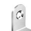 40 Pieces L Brackets Stainless Steel Corner with Screws Angle Set for Wood Cabinet