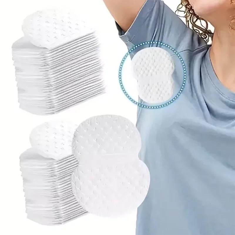 10/100Pcs Disposable Underarm Armpit Sweat Pads Sweat-absorbing Patch Summer Deodorants Non-woven Pads Breathable Ultra-thin