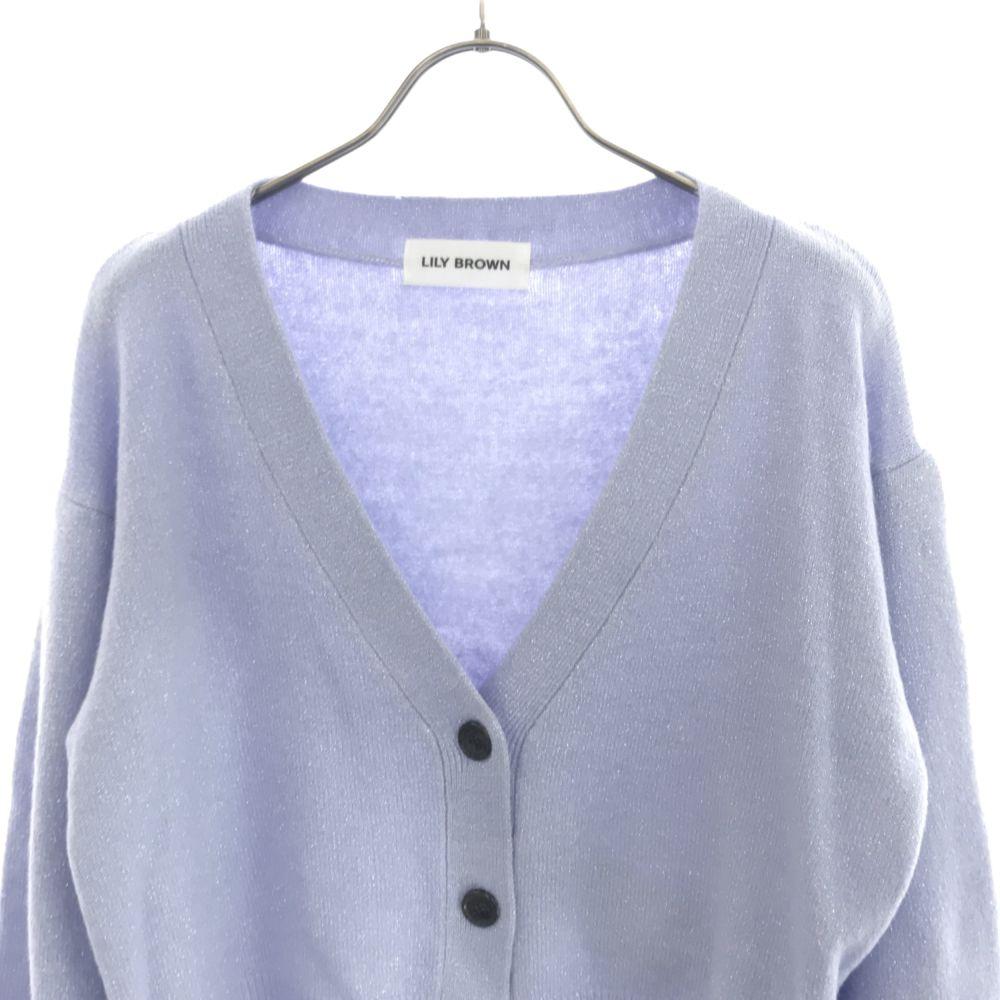 Unbenutzt Lily Brown Langarm Strickjacke F Lila LFKB225236 Damen Gebraucht