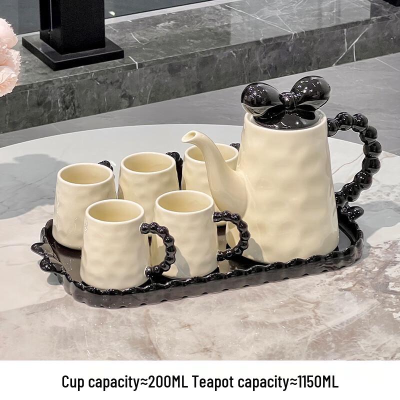 Naixiang Cream Style Ceramic Tea & Drinkware Set