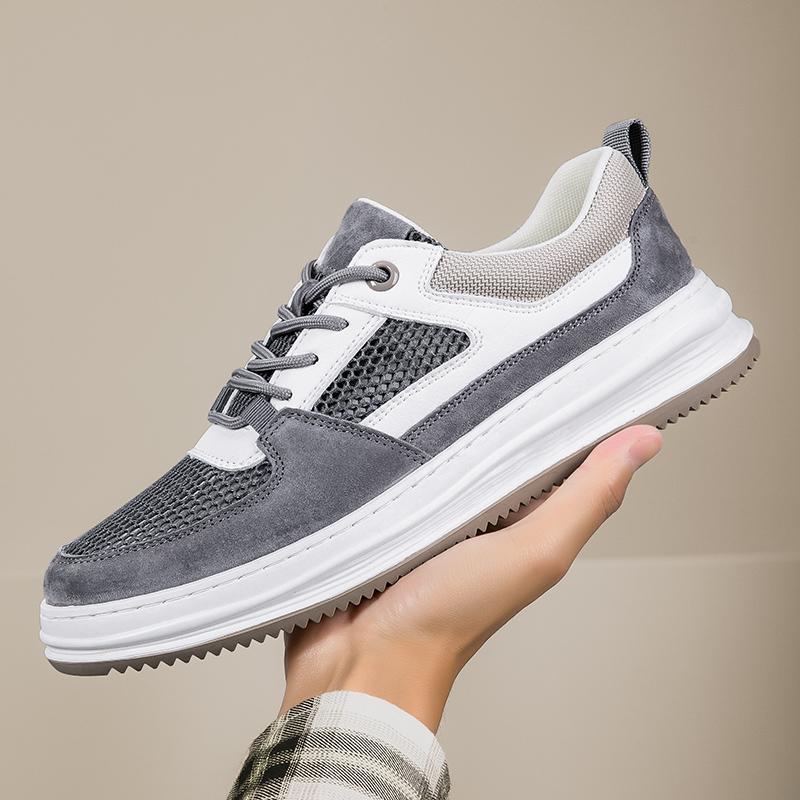 Breathable Men's Summer Shoes New Hollow Casual Mesh Shoes Versatile Soft Sole Sports Sneakers Trendy Tenis Masculino Trainers