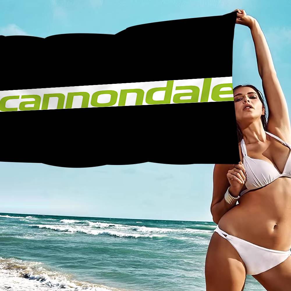 Πετσέτα Παραλίας Cannondale με Εκτύπωση από Μικροΐνες Αναρρίχηση Γιόγκα Παραλία Κολύμπι Τρέξιμο Απορροφητική Μαλακή Πετσέτα