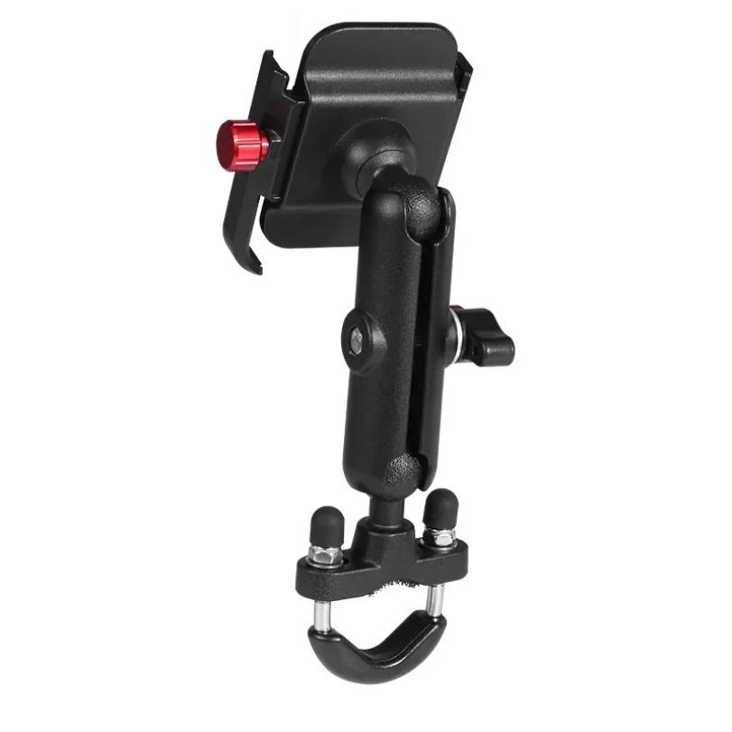 Aluminum Alloy Handlebar Motorcycle Bike Phone Holder Stand with USB Charger Bicycle Moto Rearview Mirror Cellphone Bracket