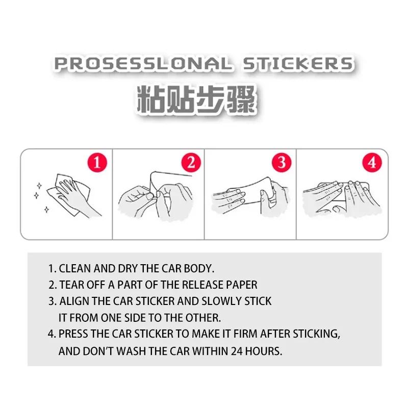 Car interior stickers Color car prayer gesture laser stickers God Jesus Christ Fashion car body styling decorative stickers