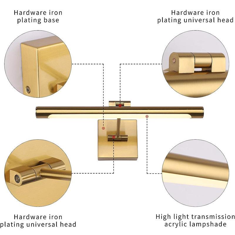 American Style Waterproof LED Vanity Cabinet Light for Bathroom or Hotel