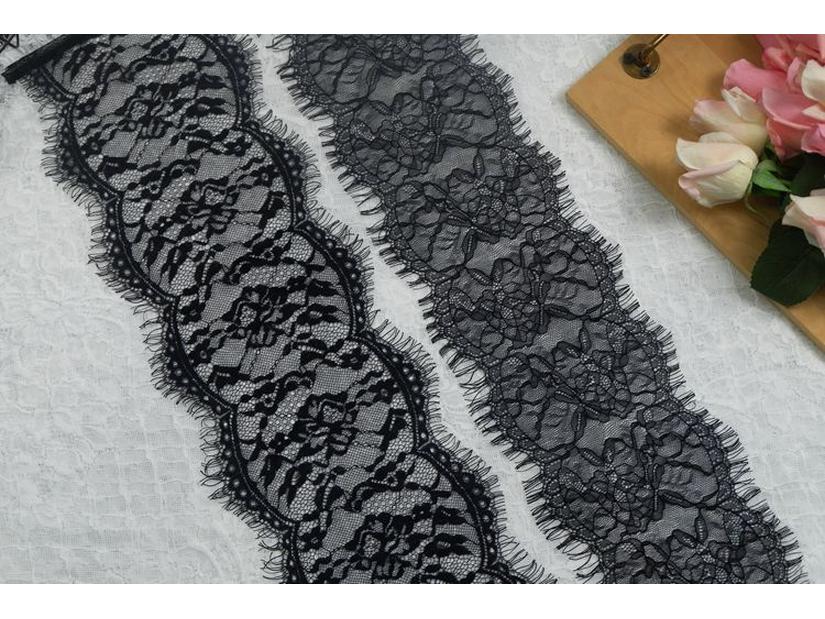 Tela de encaje de pestañas suaves para vestidos de novia, velos, faldas y cortinas