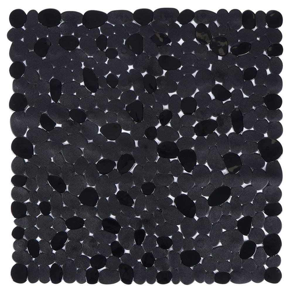 Anti-slip Bathroom Shower Mat for Square Black Cabin